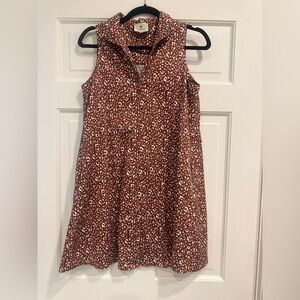 Tuckernuck Brown and White leopard print Dress